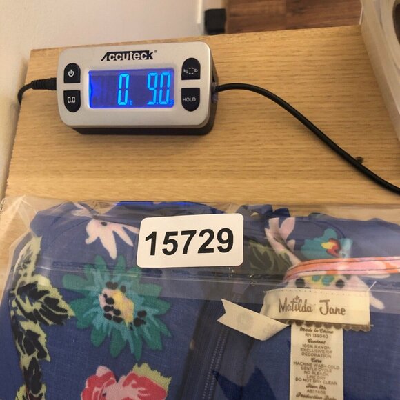 Matilda Jane Romper Womens Large Out And About Hello Lovely Blue Multi Floral - Picture 13 of 13